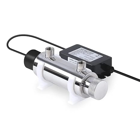 UV Sterilization System with UVC Light 4 Watt Capacity 1.5 Litres per Minute for Reverse Osmosis and Water Filter Systems UVC Sterilization