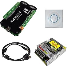 Davitu Motor Driver - CNC USB card kit NVCMV2.1 4-axis USB card 300KHz Controller 3 4 5 6-axis motion control card breakout board, 75W 24V DC - (Voltage: 6 AXIS)