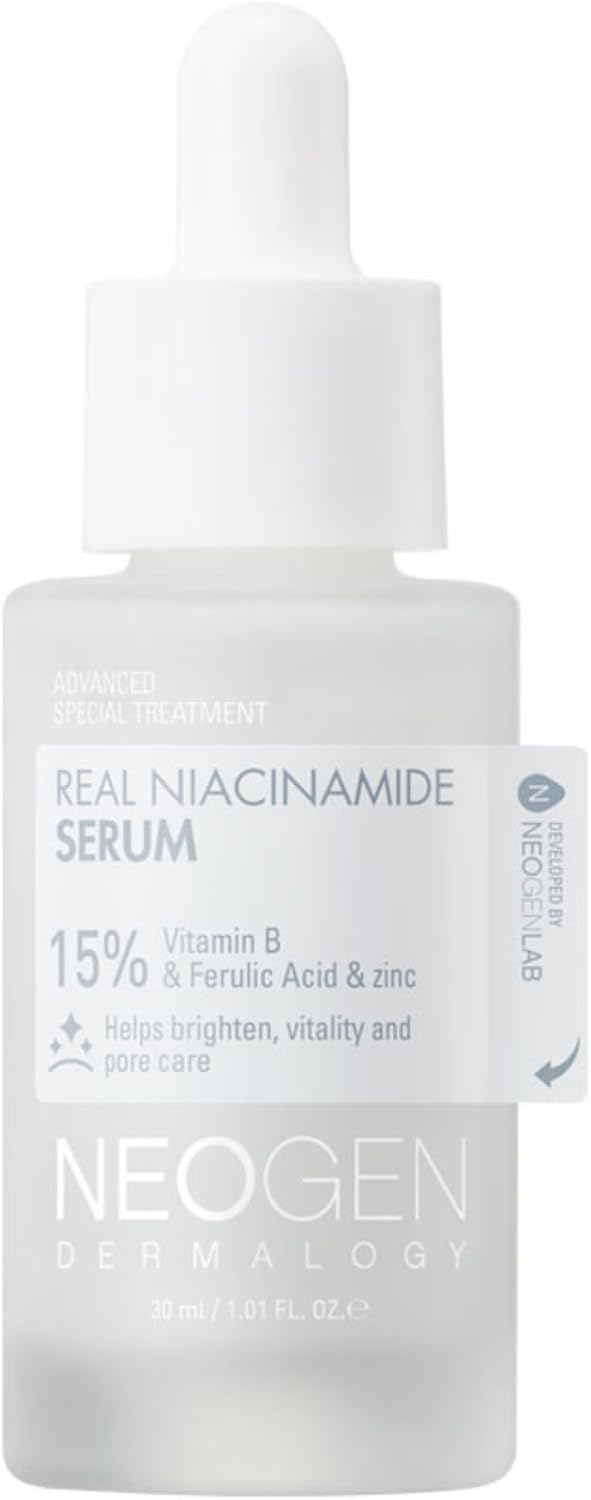 Neogen Official Neozender Malogy Real Niacinamide 15% Serum, 1.0 fl oz 30 ml, Beauty Serum, Tone Up, Pores, Skin Care, Korean Lotion, Korean Cosmetics, Authentic Product