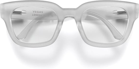 LONDON MOLE Vegas large oversized reading glasses | Big bold modern square frame | Statement style readers for men and women