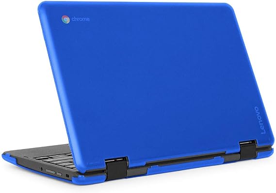 mCover Case Compatible for 2019~2021 11.6" Lenovo 300E 2nd Gen Chromebok & Windows 2-in-1 Laptop Computers ONLY (NOT Fitting Any Other Lenovo Models) - Blue