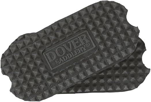 Dover Saddlery Diamond Stirrup Pads, Color: Black, Size: 4 3/4