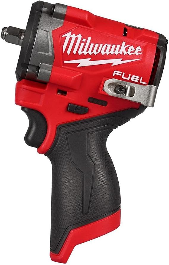 Milwaukee M12 FUEL Stubby 3/8 Inch Impact Wrench (Bare Tool) + TPT Premium cart