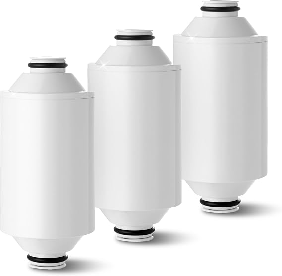 AWP175 Shower Replacement Filter Cartridge Compatible with Philips AWP1775CH Shower,Remove Chlorine and impurities, Filtration Capacity (3-Pack)