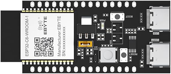 2.4G ESP32-C6 WiFi Bluetooth Test Board ESP32-C6-WROOM-1-TB BLE5.3 WIFI6 MQTT IPV6 8 Flash at Command