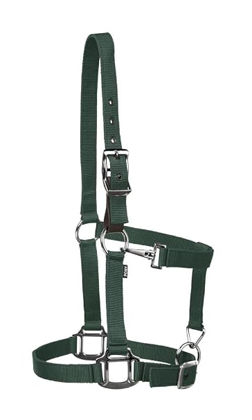 Suffolk Nylon Breakaway Horse Halter - Charcoal - Horse-F/S