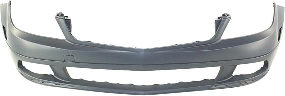 1pc Front Primed Plastic Bumper Cover Without License Plate Cut-Out MB1000298