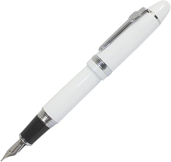 Jinhao 159 White Fountain Pen Heavy Big Pen