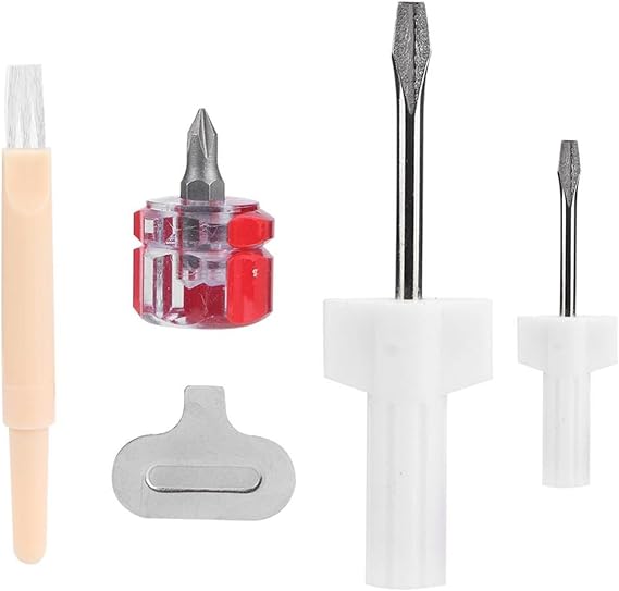 Jadeshay Sewing Machine Repair Kit, 5Pcs Sewing Machine Screwdrivers Thread Removal Tool for Sewing Machines Needle Plate Repair Accessories