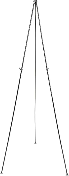 Quartet Easel Stand 63" High Adjustable Telescoping Tripod Display for Office School and Home, Lightweight, Black (29E)