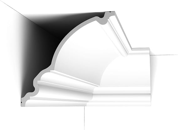 Orac Decor C336 | Purotouch High Density Polyurethane Foam Crown Moulding | Primed White | 14-3/4in Face x 78in Long