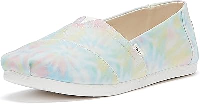 TOMS Womens Alpargata Slip On Flats Casual - Multi - Size 6 B