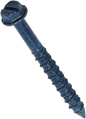 ITW Brands 24325 14 x 2.25, Steel, Hex Washer Head Concrete Anchors, Silver