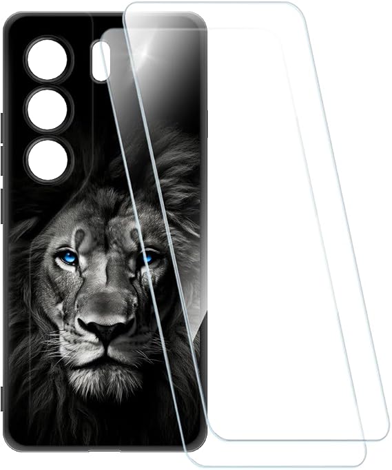 Tempered Glass and Case for Tecno Camon 40 Pro 5G - Lion 2