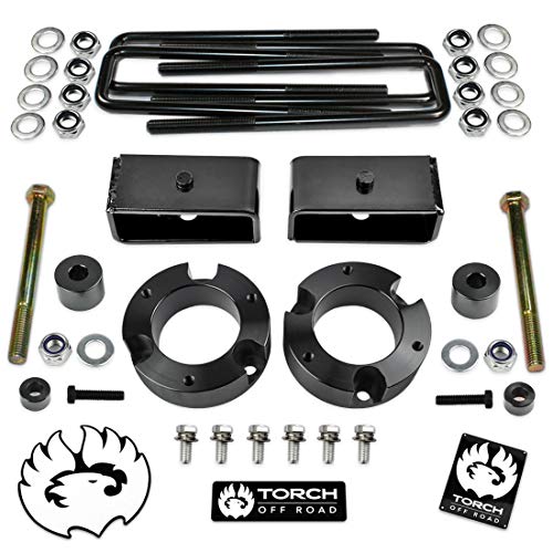 TORCH 2 Front 2 Rear Lift Kit for 2005-2023 Toyota Tacoma 4X4 4WD w Differential Drop TRD SR5 - Models with 6 Lug Wheel Bolt Pattern ONLY