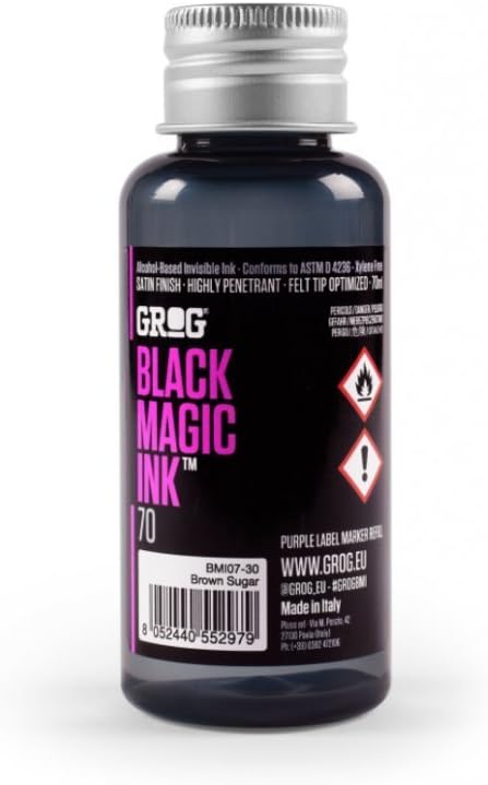 Grog Black Magic Ink 70ml Paint Refill - Brown Sugar