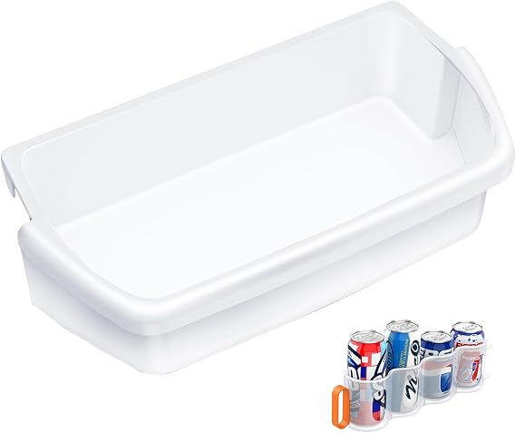 UPGRADED WP2204812 2204812 Refrigerator Door Shelf Bin Replacement Compatible With Whirlpool Refrigerator Door Shelf 2200678 Maytag Kenmore Refrigerator Parts Shelf WRT311FZBM00 456001 AP6006531 Shelf