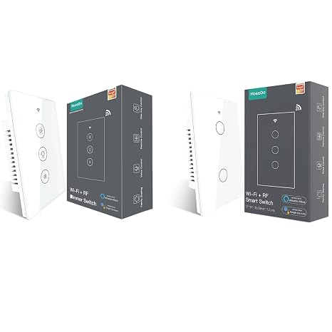 MoesGo Smart Light Switch Plus MoesGo WiFi Dimmer Switch