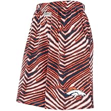 Zubaz NFL Adult Unisex Z88 Zebra Short Officially Licensed NFL Gear for Men and Women - Running, Gym, and Casual Wear