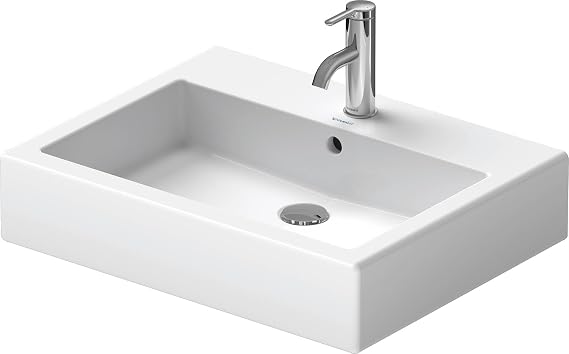 Duravit 04546000271 white Washbasin 60 cm Vero, tp, 1 th, ground, WG, Large