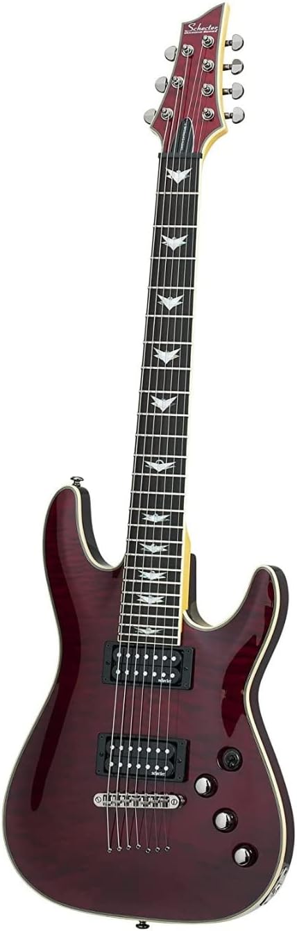 Schecter Omen Extreme-7 Electric Guitar - Black Cherry