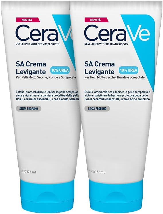 CeraVe SA Smoothing Cream for Rough and Bumpy Skin with Salicylic Acid and 3 Essential Ceramides
