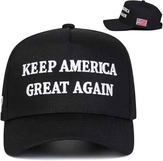 45-47 Baseball Cap Embroidered with Keep America Great Again and USA Flag for Mens Women, Adjustable Trucker Hat