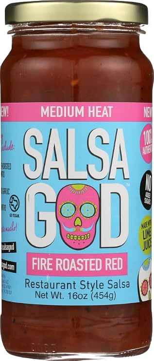 Medium Fire Roasted Red Salsa Six Pack