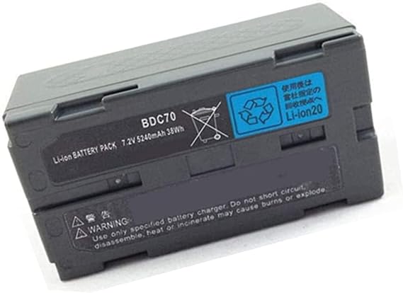 BDC70 Replacement Battery for Sokkia Total Stations, Robotic Total Stations and GNSS Receivers