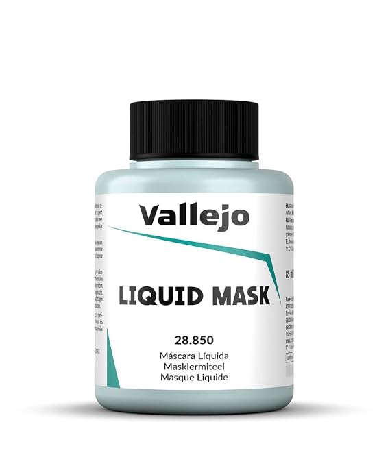 Vallejo - Liquid Mask, Effect Medium for Acrylic Painting, 2.87 Fl. Oz.