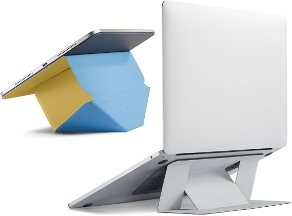 MOFT Dynamic Folio Case for Pro 11 inch Panna Cotta & Adhesive Laptop Stand Starry Misty Cove