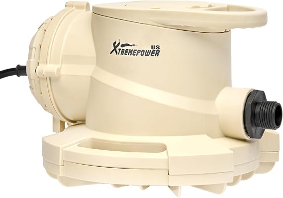 XtremepowerUS 1/2HP Pool Cover Pump Automatic/Manual Swimming Submersible Pump Water Remove Pump for Swimming Pool, Garden Pond, Hot Tub