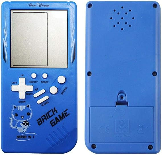 Portable Handheld Game Console Kids Retro Tetris Game Console Classic Nostalgic Intellectual Toy Handheld Portable Game Educational Toy for Kids
