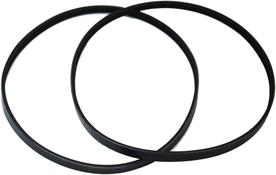 WNJ-TOOL, 2pcs 3 Ribbed Rubber Drive Belt 3PJ605 Replacement V-Belt For Thicknesser Planer Einhell TH-SP-204 W588 ERBAUER ERB052BTE
