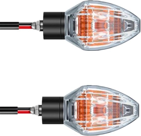 lamp part Motorcycle Turn Signal Light 12V Amber Blinker Indicator Flasher Lamp For H-onda Wave125 MSX125 MSX 125 RS150 V1 For DASH 110 For Dash FI(2PCS Clear)