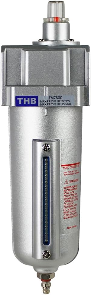 1/2" Compressed Air Inline Coalescing Oil Removing Filter FM764