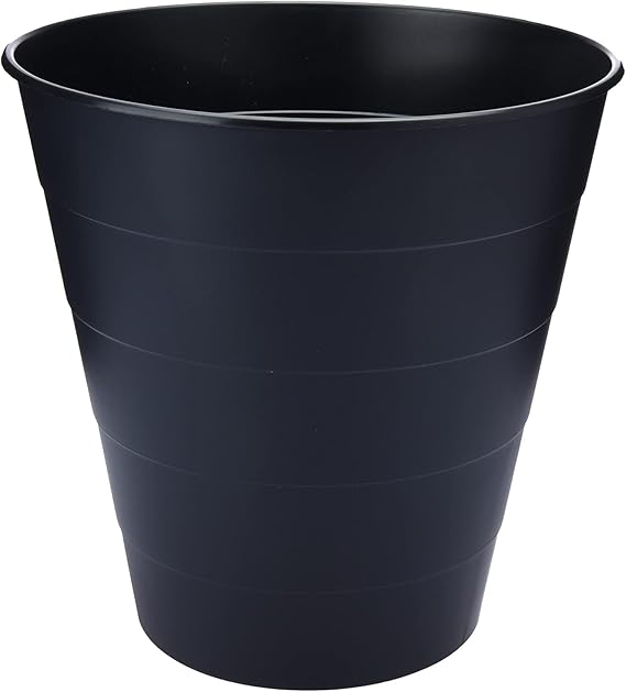 IKEA Fniss trash can, polypropylene, black, 28 x 28 x 28 cm