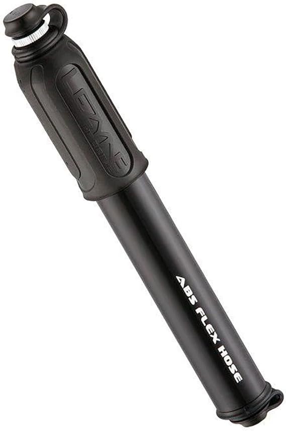 LEZYNE HV Drive Bicycle Hand Pump | Compact High-Volume 90 PSI Bike Pump, CNC Aluminum, Overlapping Composite Matrix Handle, ABS Flex Hose, Presta & Schrader Compatible, Includes Frame Mount