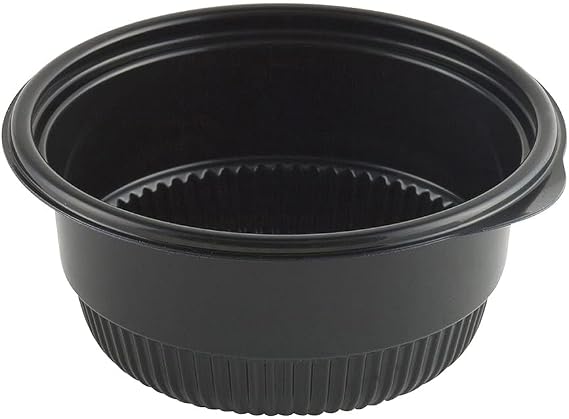 Anchor Packaging 4604820 Black Plastic 4.75" Soup Bowl - 540 / CS