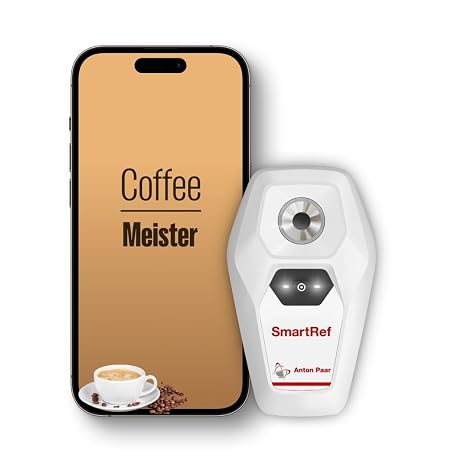 SmartRef Digital Refractometer by Anton Paar Coffee TDS Refractometer with in-App Extraction Yield Calculator, Smart, Easy, Quick, Digital, Coffee Tester