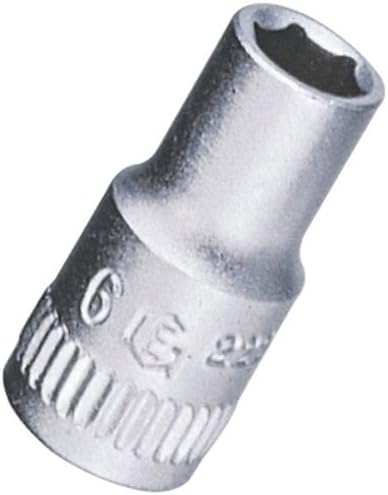 Genius Tools 222510 1/4" Dr. 10mm Hand Socket