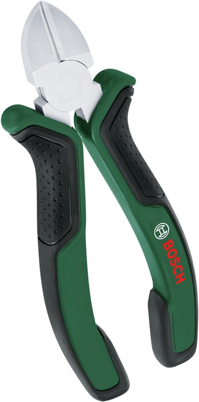 Bosch Cross side chisel 160 mm sensitive and robust induction hardened cuts; nickel plated surface for high rust resistance; ergonomic design with soft handle