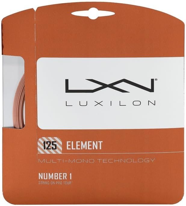 Luxilon Element 125 Tennis String - Set, Bronze