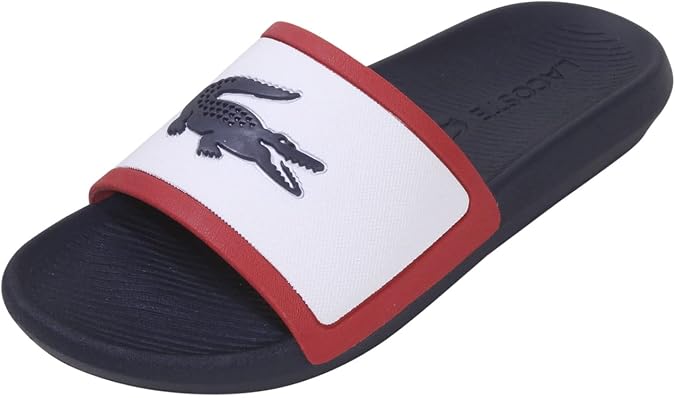 Lacoste Men's Croco Slide Tri 2 Sandal