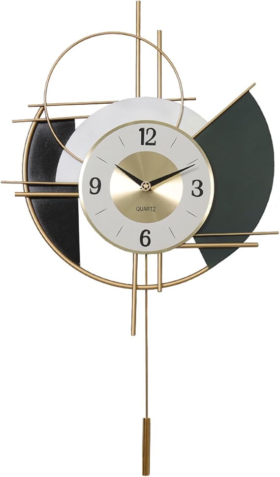Wall Clock, Decorative Wall Clocks Silent Non-Ticking Quality Quartz Wall Clock Battery Operated Large Wall Clock for Living Room Kitchen Home Bathroom Bedroom Wall Decor