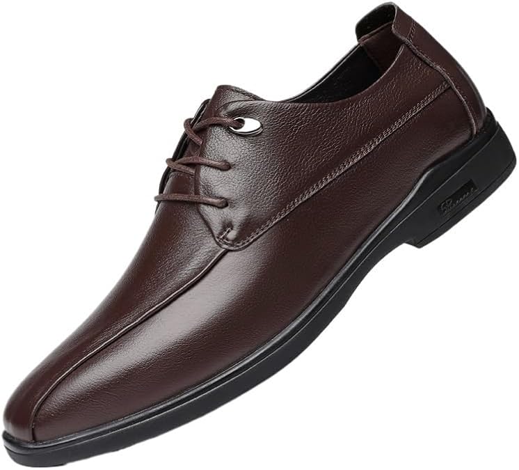 Men's Comfort Orthopedic Dress Shoes Mens Casual Comfort Business Leather Shoes Oxford Hand Stitched Walking Office Loafers Work Flats