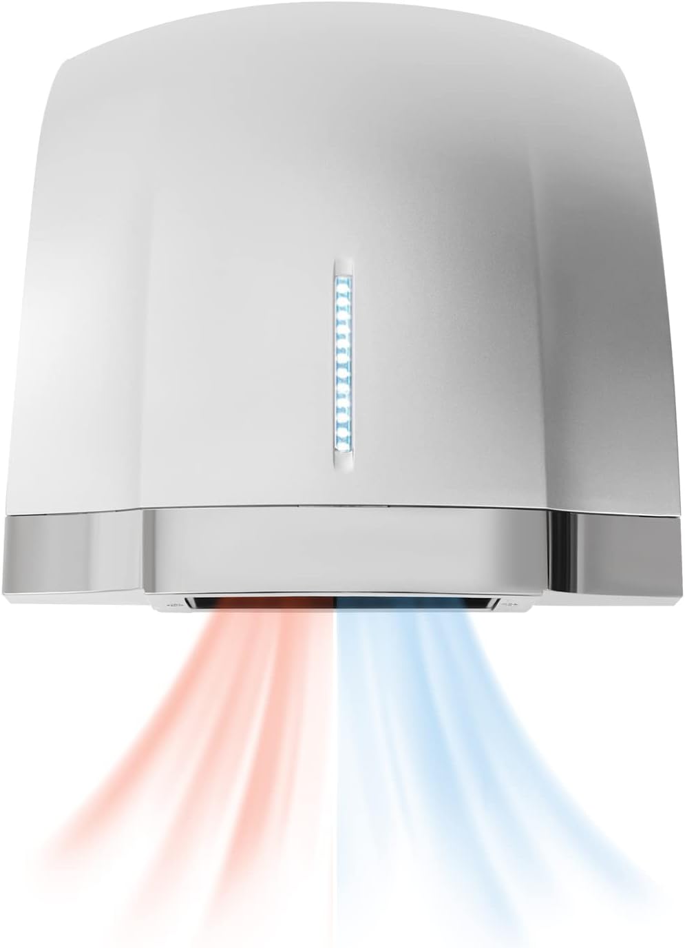 1800W Commercial Hand Dryer, High Speed Automatic Hand Dryer, Quiet Low Noise70db, Dual Control of Hot and Cold, LED Work Light Hand Air Dryer for Commercial and Household Using