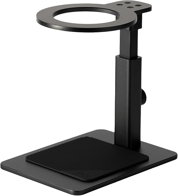 IKAPE Adjustable Portable Coffee Maker Stand, Aluminum Alloy Universal Coffee Machine Holder with Anti-Slip Base, Height Adjustable 1319.5cm, for Home, Office & Camping