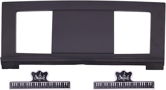 Portable Adjustable Angles Music Stand Texture for Keyboard Sheet and Book Holder in Various Settings Adjustable Stand