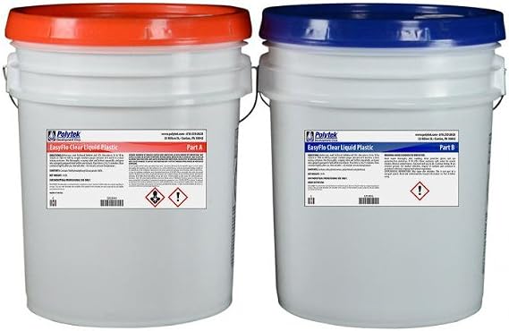 Polytek EasyFlo Clear Liquid Plastic (74lb Kit)